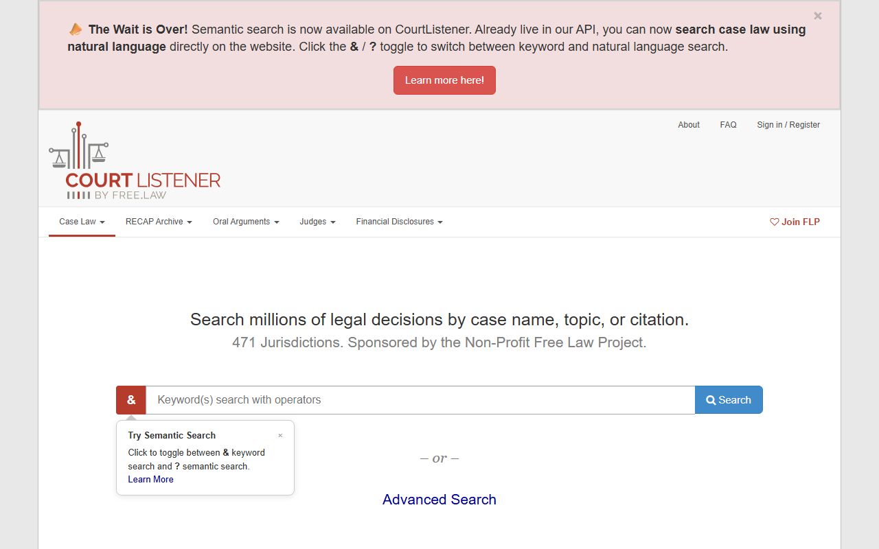 CourtListener database showing federal court records related to Buncombe County cases